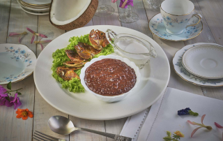 champorado with danggit