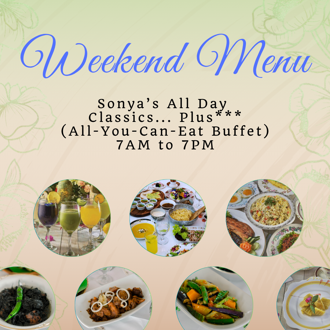 new menu weekends new menu weekends